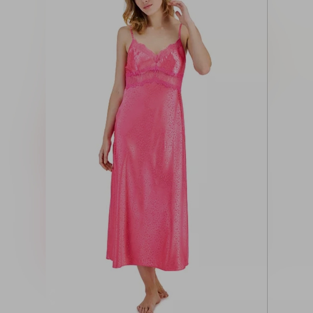 INC International Concepts Pink Animal
Print Nightgown - Medium - New
